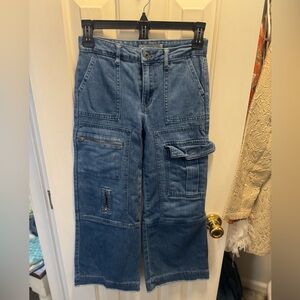 Tractr Kids Blue Cargo Jeans